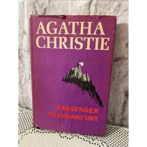 1970 Passenger to Frankfurt by Agatha Christie First Edition DC